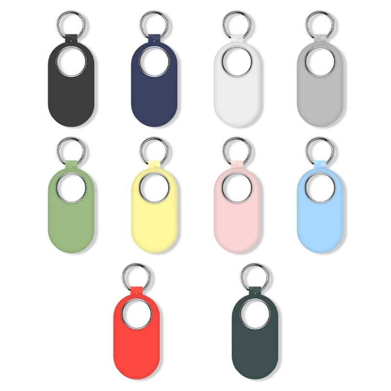For Samsung Galaxy SmartTag 2 Locator Tracker Case Keychain Anti-lost Cover Sleeve Protective Case For Smart Tag Trackers Holder