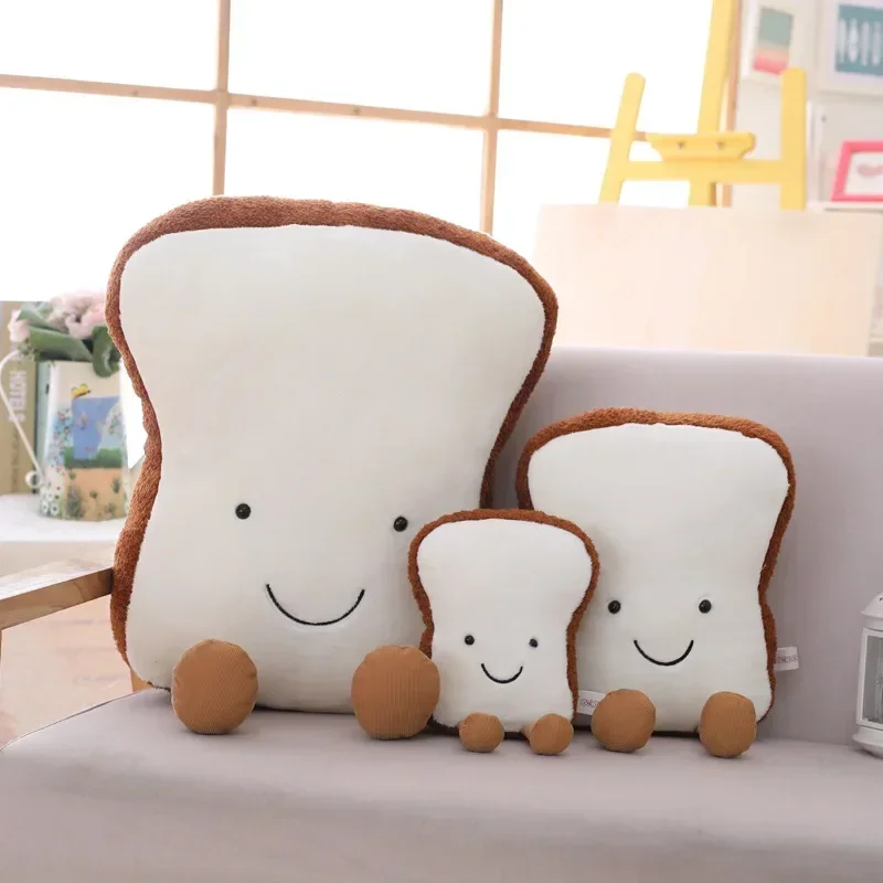 

Lovely Cartoon Toast Bread Man Couple Creative pillow cushion Food plush doll simulator Anti-stress soft girl Children toys gift