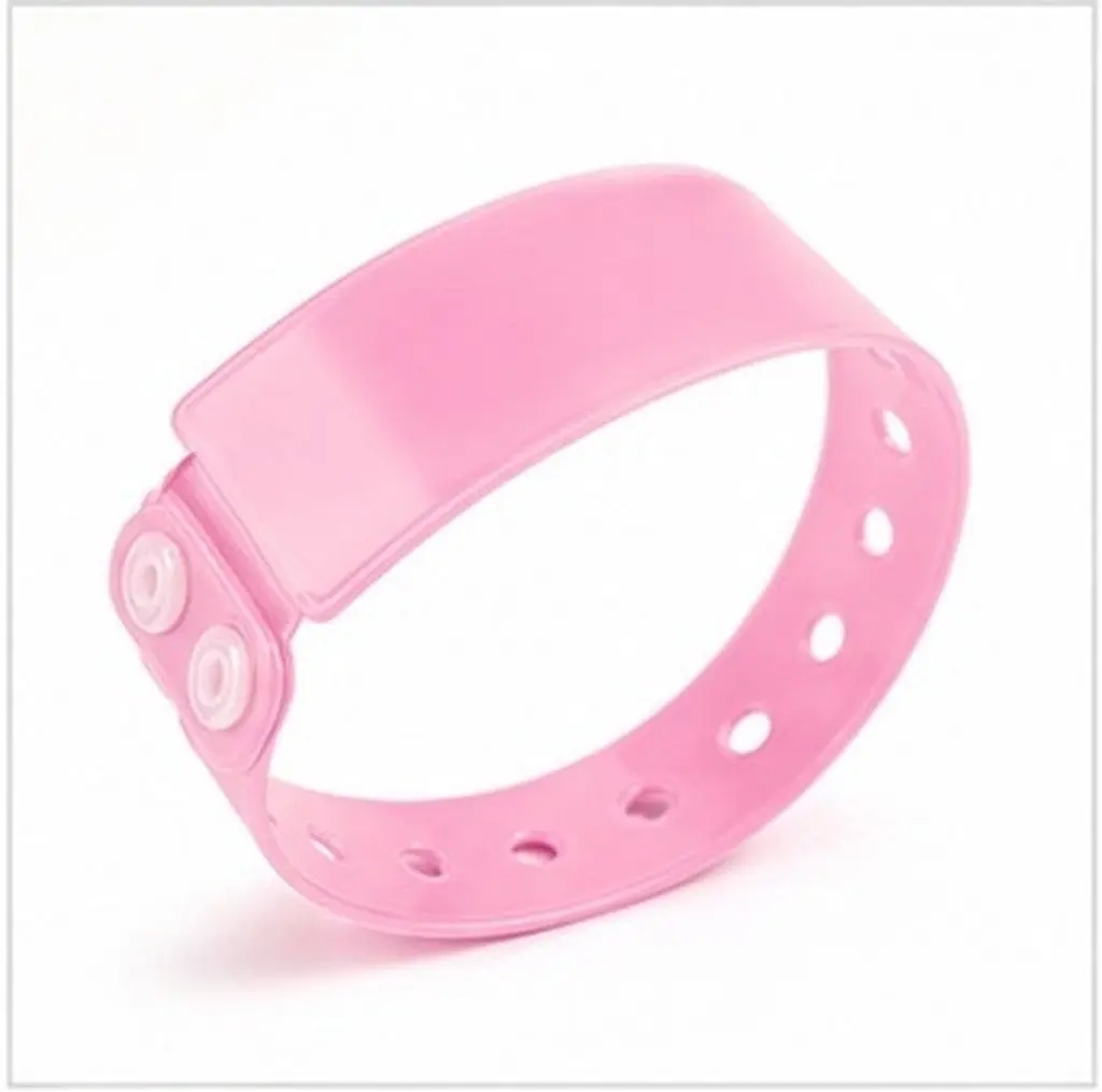 Reusable Waterproof PVC Wristbands Blank Printable Id Bands Adjustable Soft Fit for Events Festivals Exhibitions Water Parks Vip