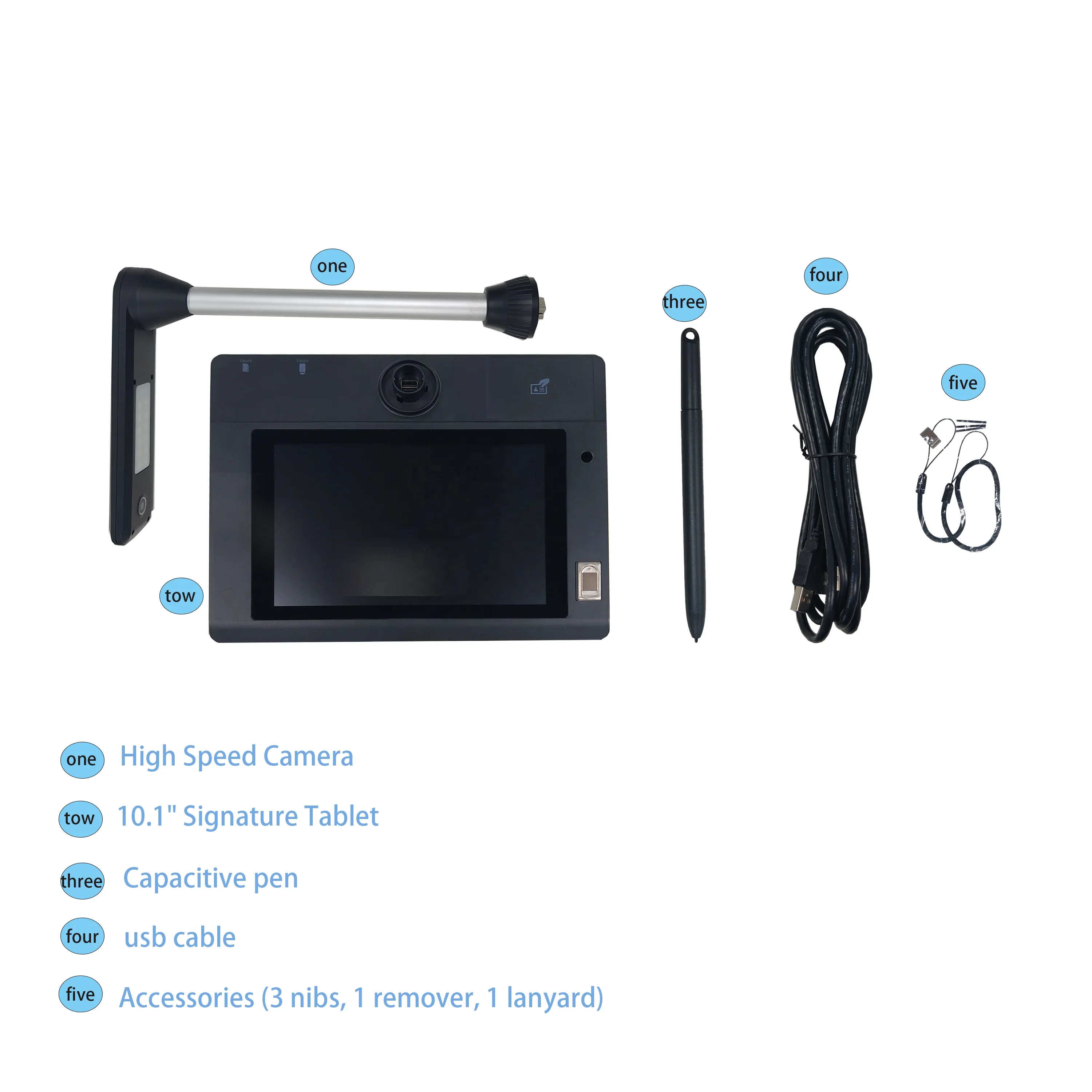 

Digital Signature Pad Graphics Tablet For Signature Electronic Signature Device Paperless Office With Stylus Camara Fingerprint