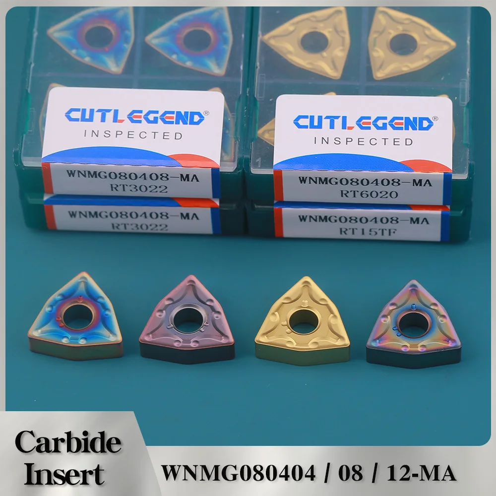 

WNMG080404 WNMG080408 WNMG080412 MA RT15TF RT3022 Carbide Insert High-Quality External Metal Milling Turning Tool for Steelr
