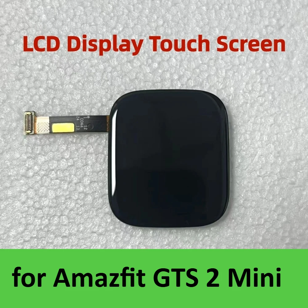 LCD Touch Screen Display for Amazfit GTS 2 Mini LCD Screen with Frame Digitizer Full Assembly Watch Replace Spare Part