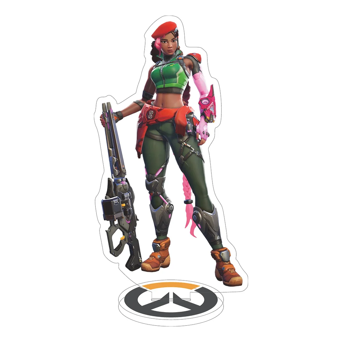 New Overwatch 2 15cm Acrylic Stand keychain Figures Zenyatta , McCree & D.Va Game Collectible Merchandise Desktop Decoration Fan view 5