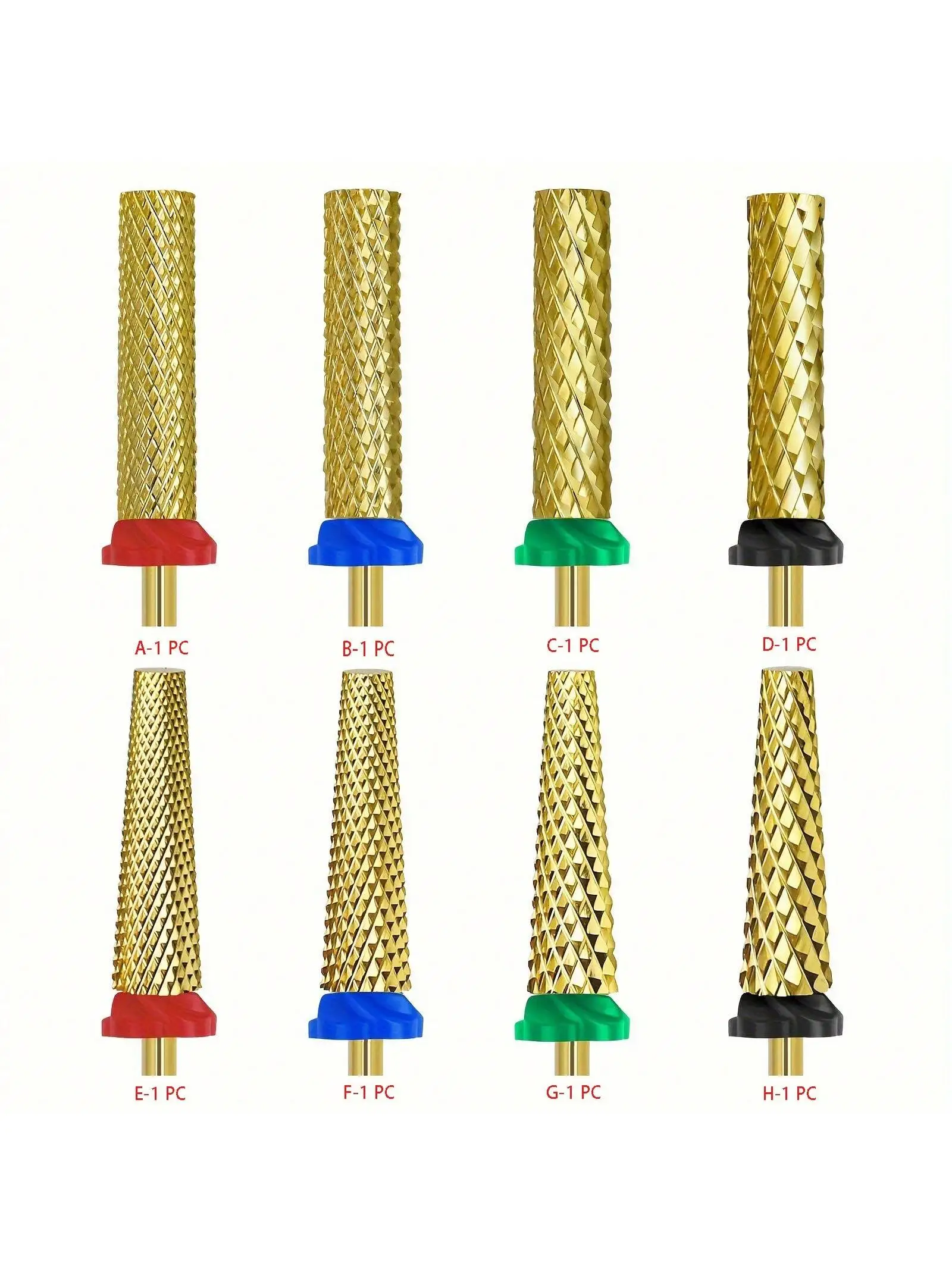 1 Stück 24 mm ungsten Stahl-Nagelbohrer, extra langer Nagelhautbohrer, schnelle Rüstungsentfernung für Nägel, Kunstwerkzeuge, abgestorbene Haut, Häutchen