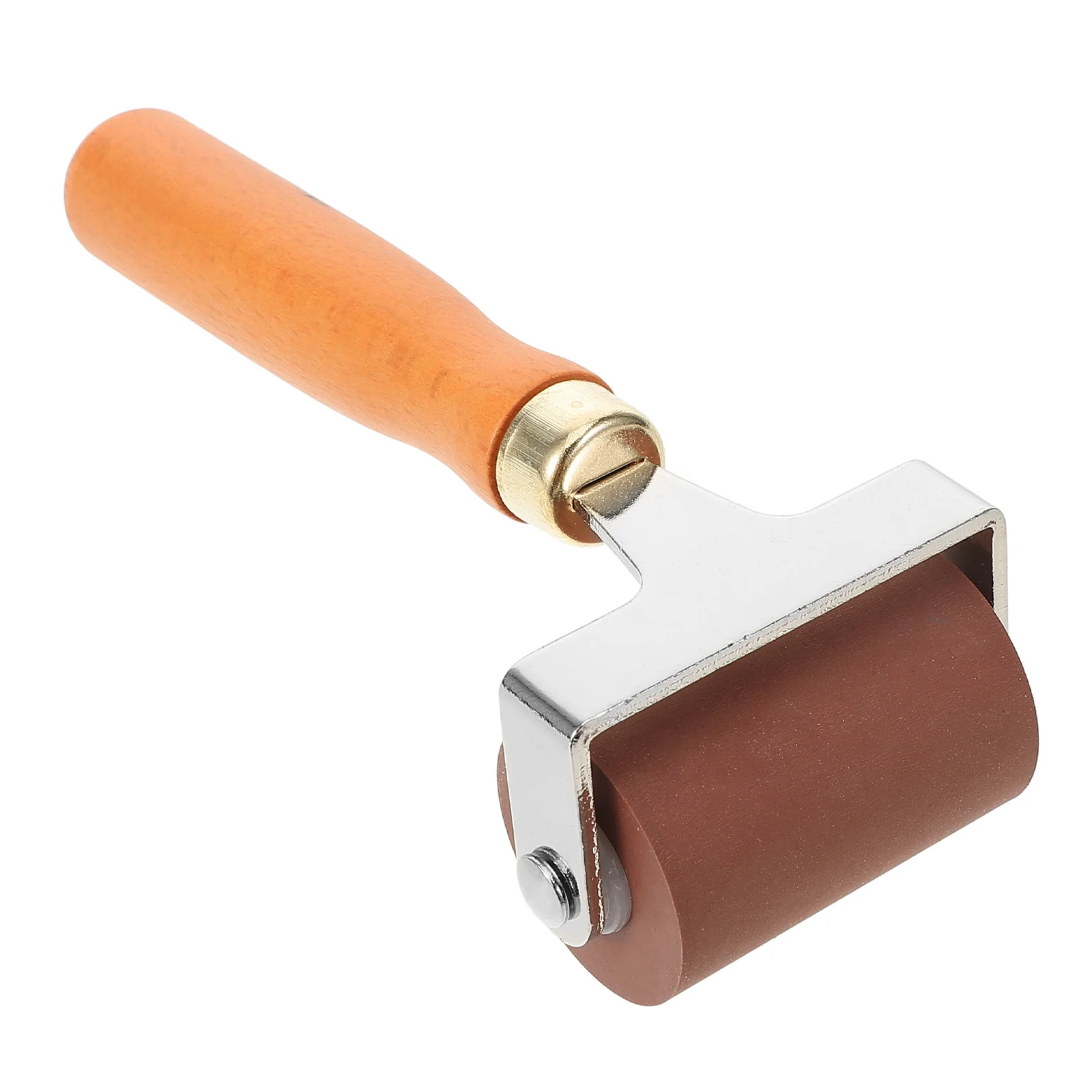 أسطوانة مطاطية من الفولاذ المقاوم للصدأ مقاس 6 بوصات لطلاء الطباعة أداة توزيع الحبر اليدوية #6