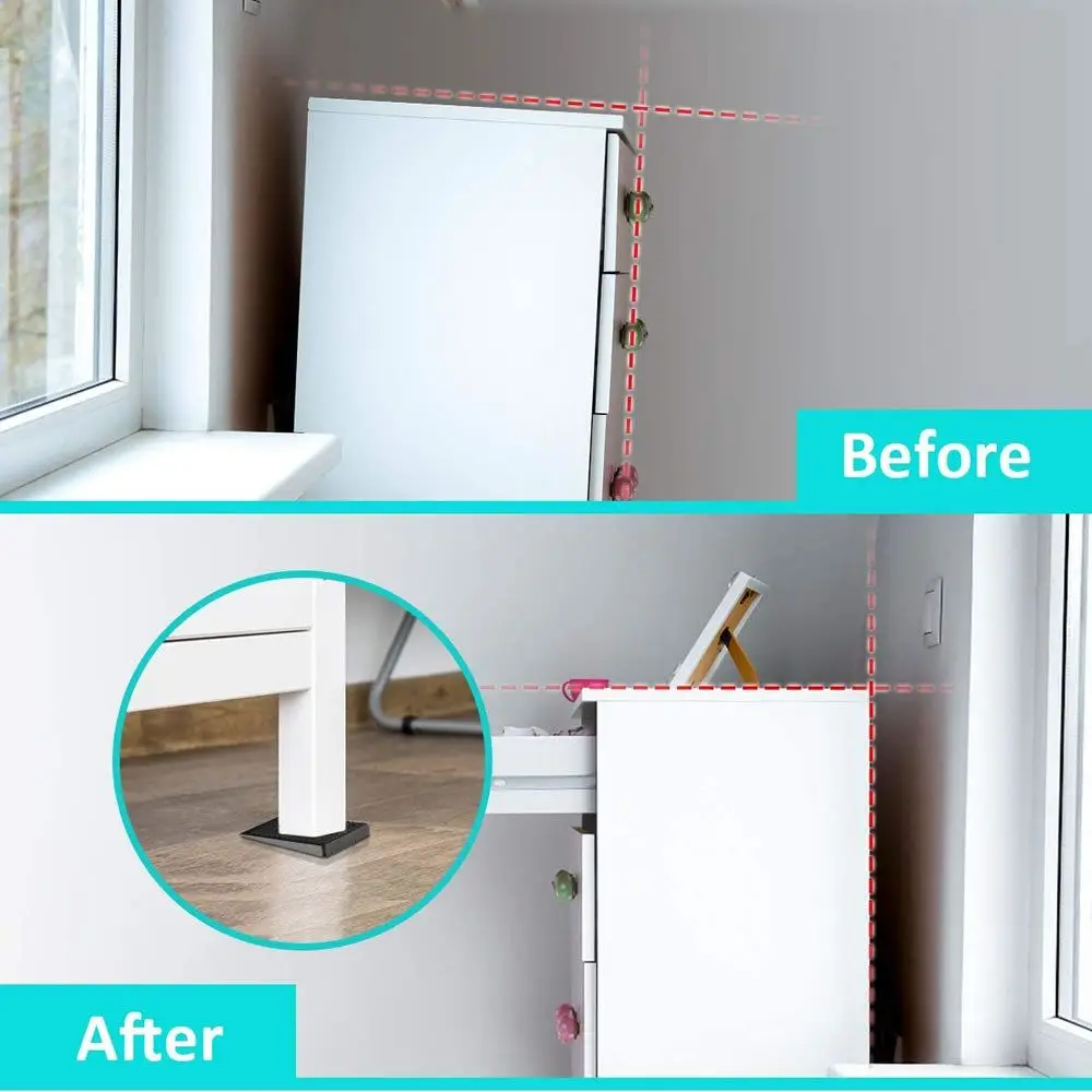 10/20/35 قطعة حامل أريكة قابل للتعديل الثلاجة الأثاث منصات الجدول الحشوات سدادة غسالة استقرار #1