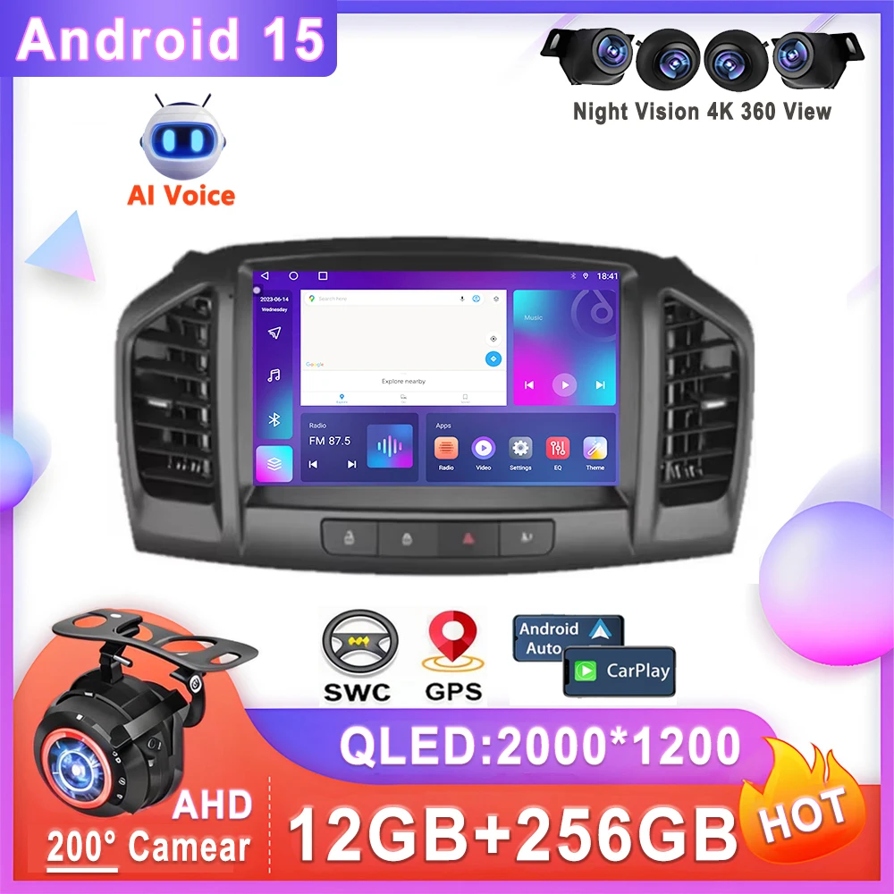 

Android 15 для Opel Insignia 2008-2012 для Buick Regal 2009-2013 Автомобильный радиоприемник Мультимедийный GPS Автоматический сенсорный экран Carplay Стерео