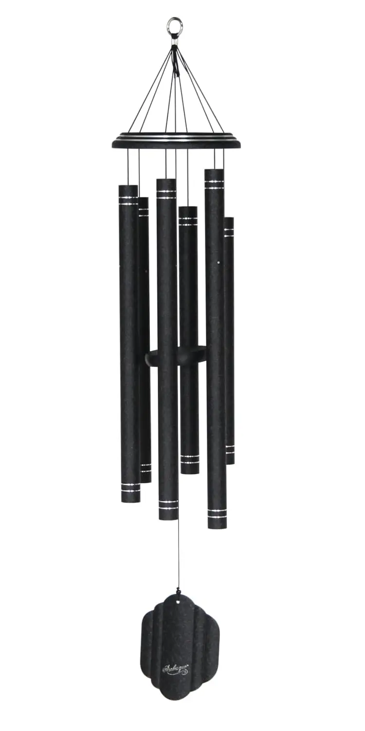 by Wind River - 44 inch Onyx Wind Chime for Patio, Backyard, Garden, and Outdoor décor (Aluminum Chime) Made, Customized