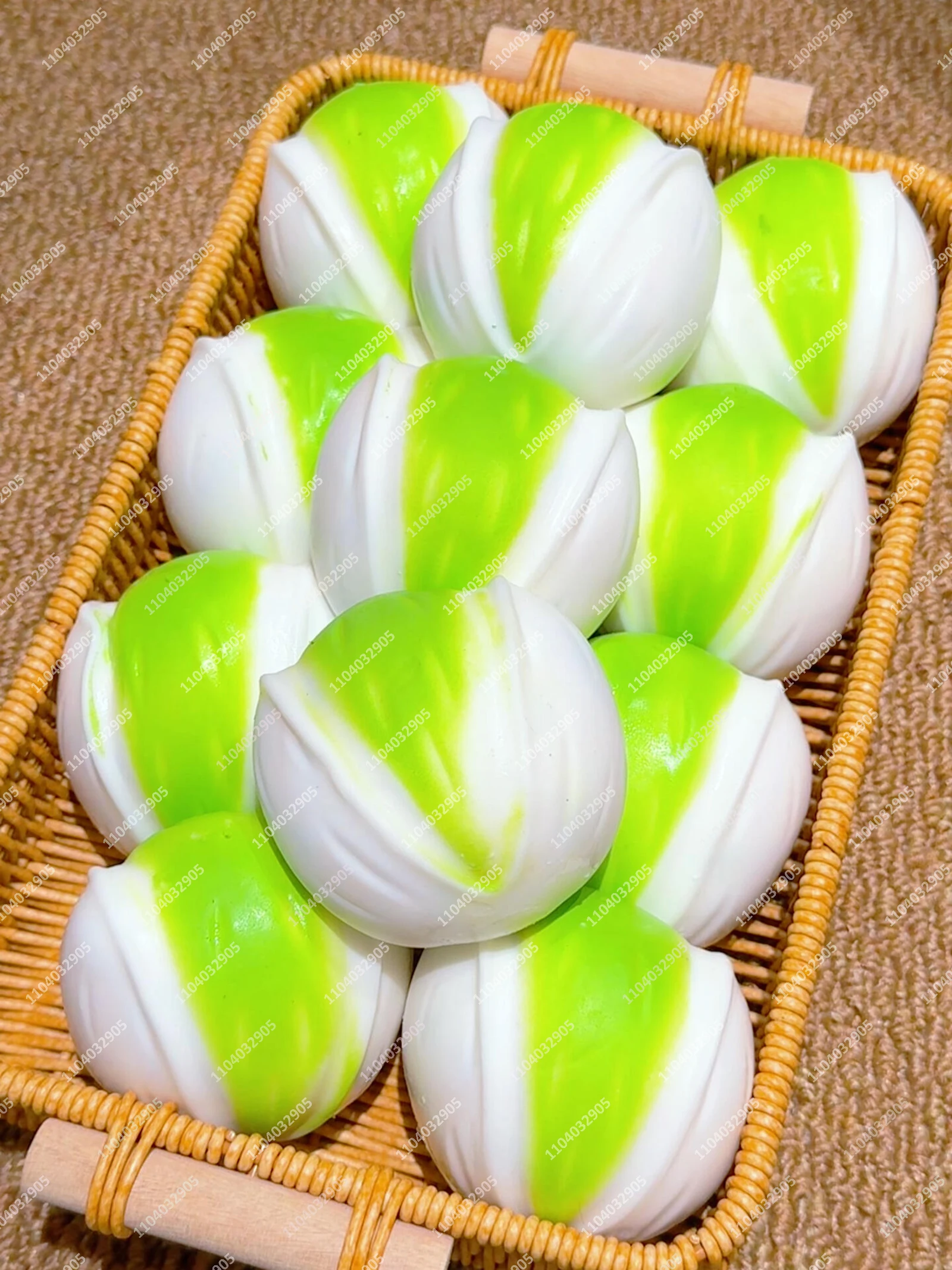 Pistachio Stress Ball Squishy Toys Food-Shaped Moldable Non-Bounce Squeeze Ball ASMR Sensory Anti Stress Fidget Toys for Adults