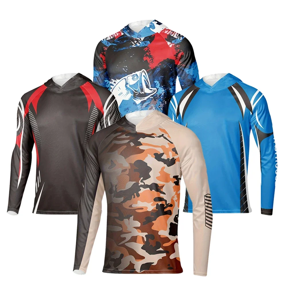 

Fishing Jersey outdoor sport Sun Protection Anti-UV long-sleeve Hoodie Quick Drying fishing clothes