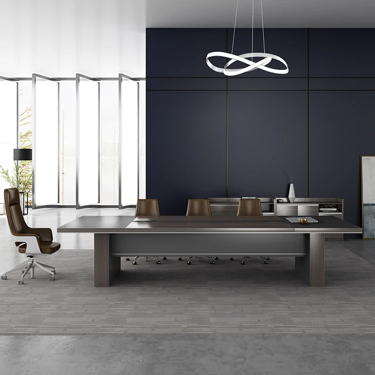 Conference Room Table Modern Design Office Smart Rectangle Shape Conference Table