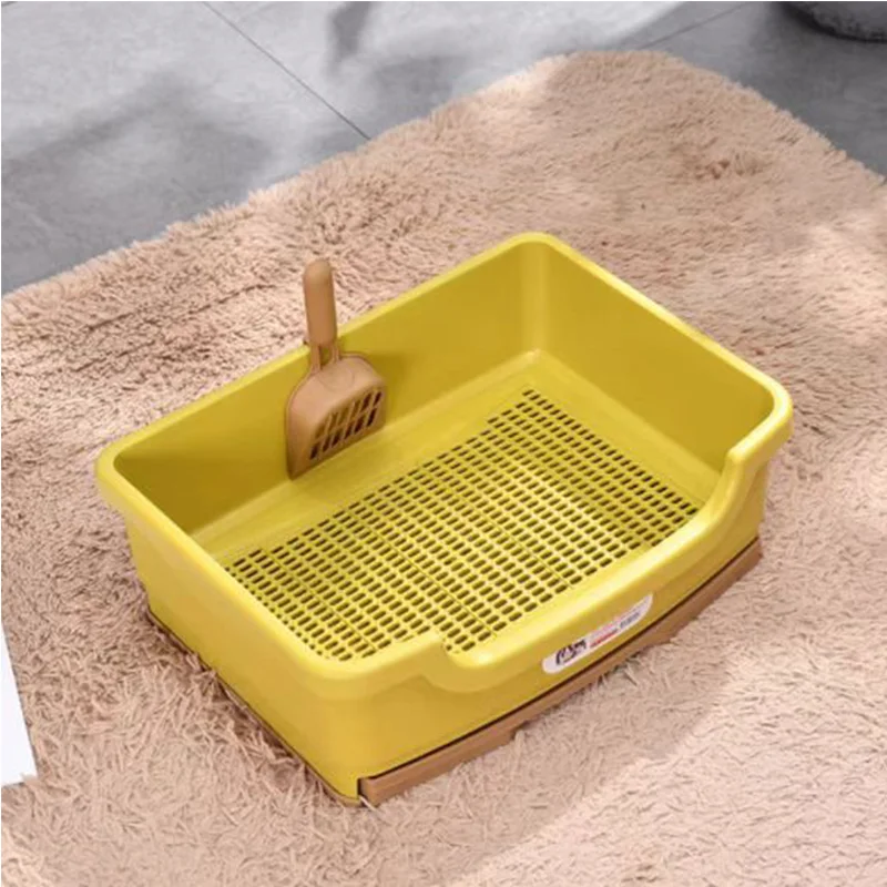 Pet Litter Box Large Semi Enclosed Cat Toilet Double-layer Drawer Anti Odor And Splash Cat LitterBox Indoor HouseholdPetSupplies