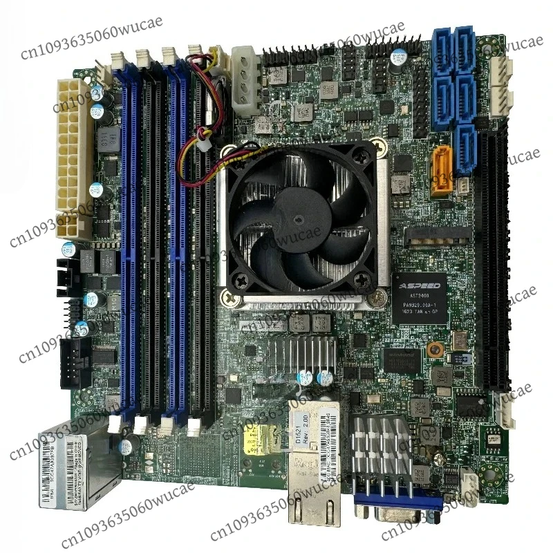 X10SDV-4C-TLN2F Main Board NAS Synology ITX Server  D1521 Dual 10 Gigabit Port