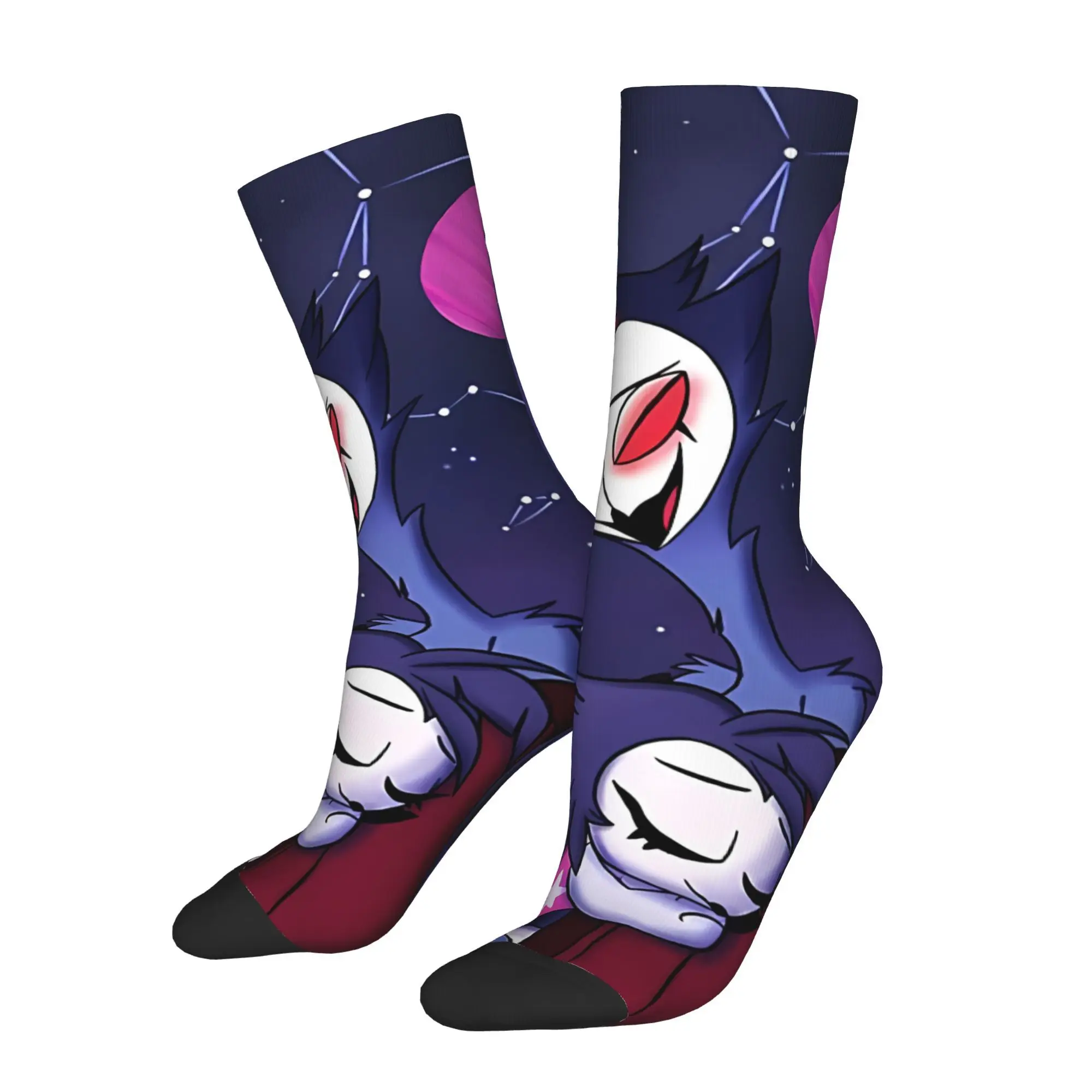 

Family ethics animation Helluva Boss Sock Printed Man Polyester