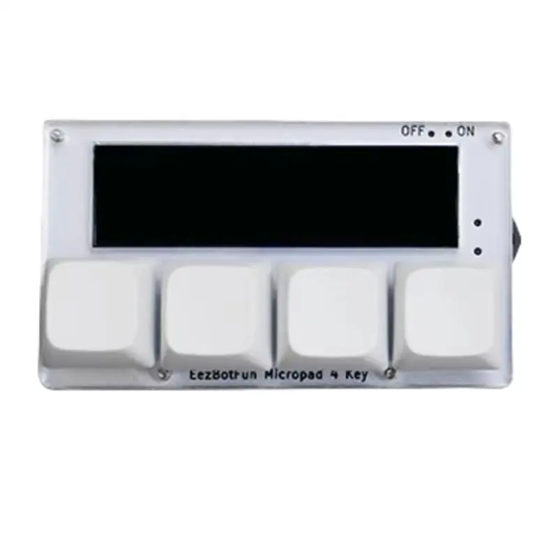 Superior Game Anti-Cheat Support For Windows Compatible Micropad 4 Key-Programmable Macro Keypad Featuring Color Display, Hotkey