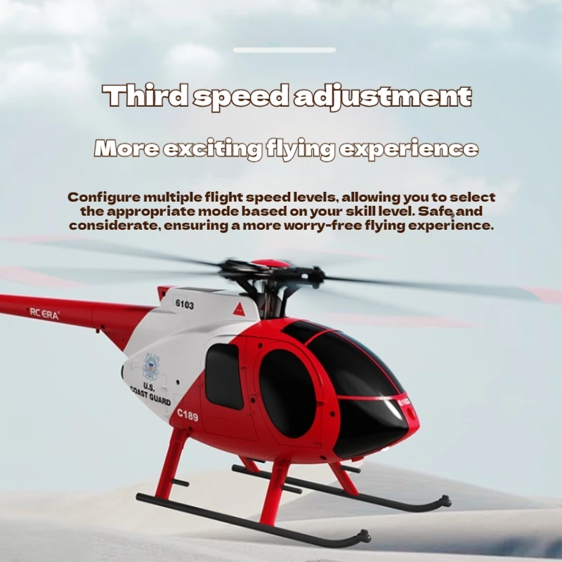 RC เครื่องบินเฮลิคอปเตอร์ Resembling จริงเฮลิคอปเตอร์ C189 Bird เฮลิคอปเตอร์ Dual Brushless 4 ช่องจําลองของขวัญวันเกิด