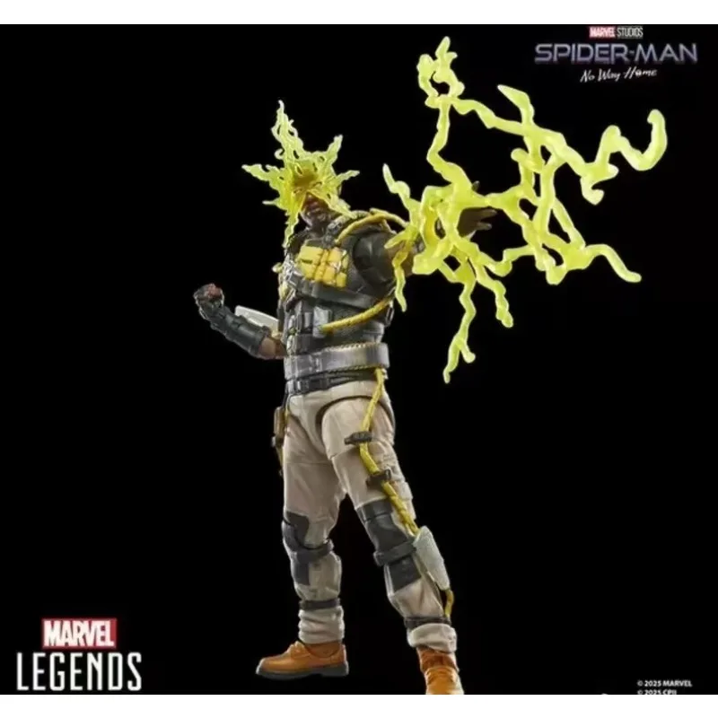 Original Hasbro Marvel Legends Series Spiderman No Way Home Marvel’s Electro Anime Figure Toys Model Collection view 3