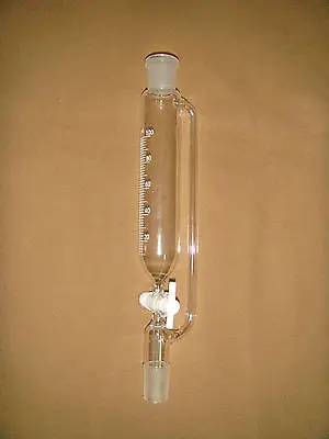 100ml Pressure Equalizing Funnel, with PTFE Stopcock and Scale 24/29 Joint