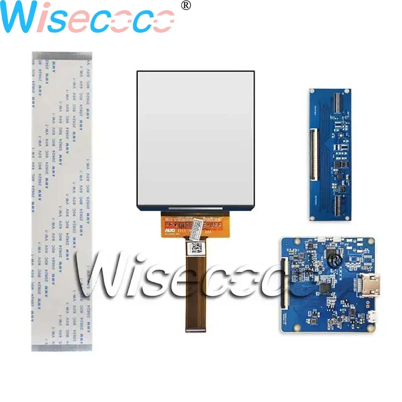 Wisecoco 3.81 Inch OLED Display IPS 1080*1200 AMOLED Screen HD 1080P Driver Board AR VR HMD Medical Machine