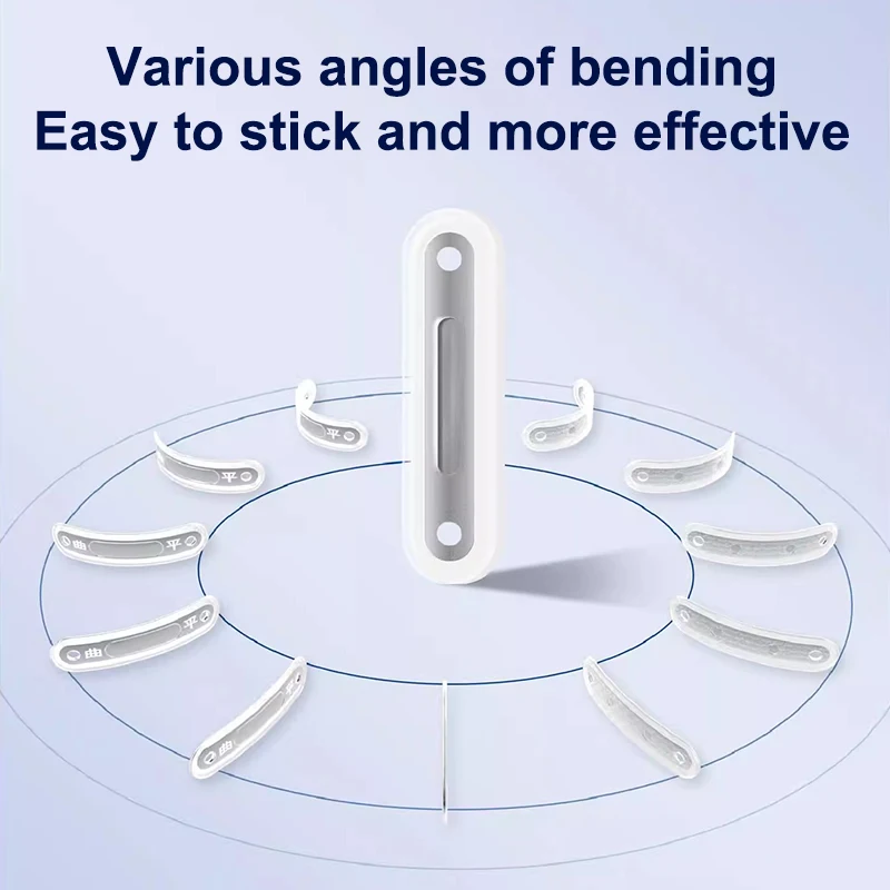 Ingrown Toenail Correction Patches & Braces - Elastic Straightening Clips Pedicure Tools for Toenail Care Treatment