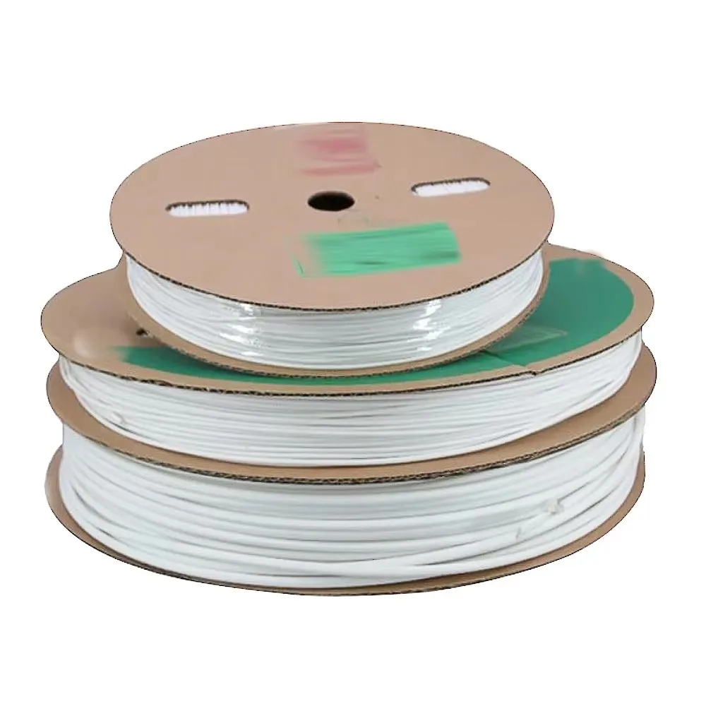 

5mm Shrinkage ratio of 2:1 White wordless flame retardant PE conduit after shrinkage ≤2.5mm For Can be used for printer printin