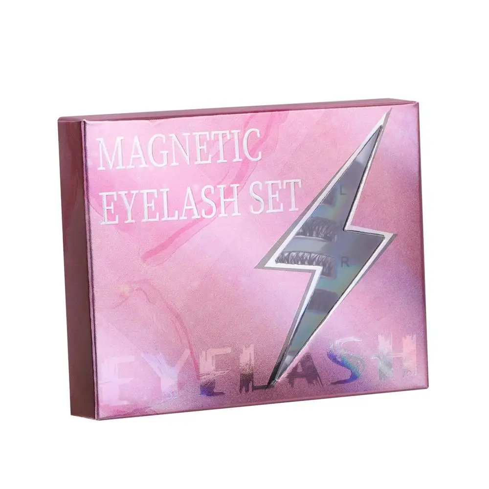 Suction Magnetic Eyelashes with Applicator No Glue Needed Natural Magnetic Lashes Kit No Removal Fixed Position