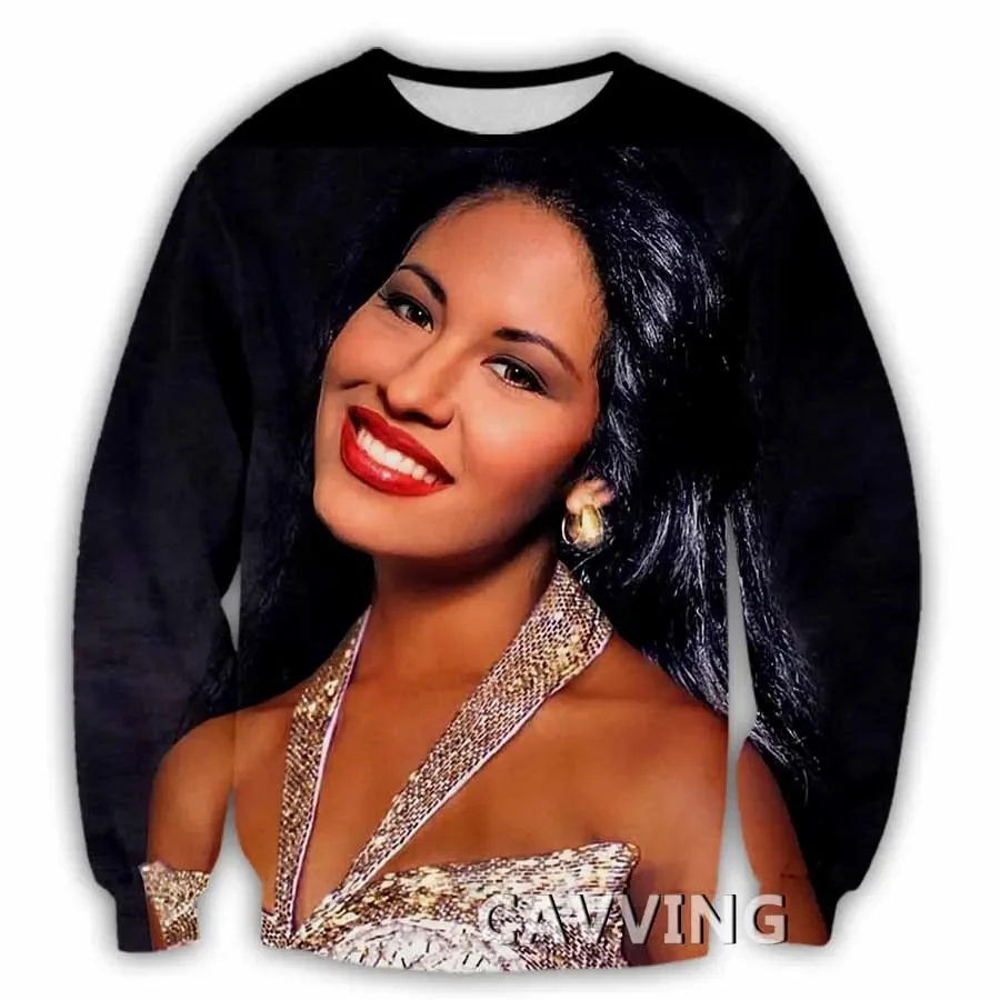 Selena Quintanilla 3D Printed Crewneck Sweatshirts Harajuku Styles Tops Long Sleeve Sweatshirt Casual Sweatshirts  KK1