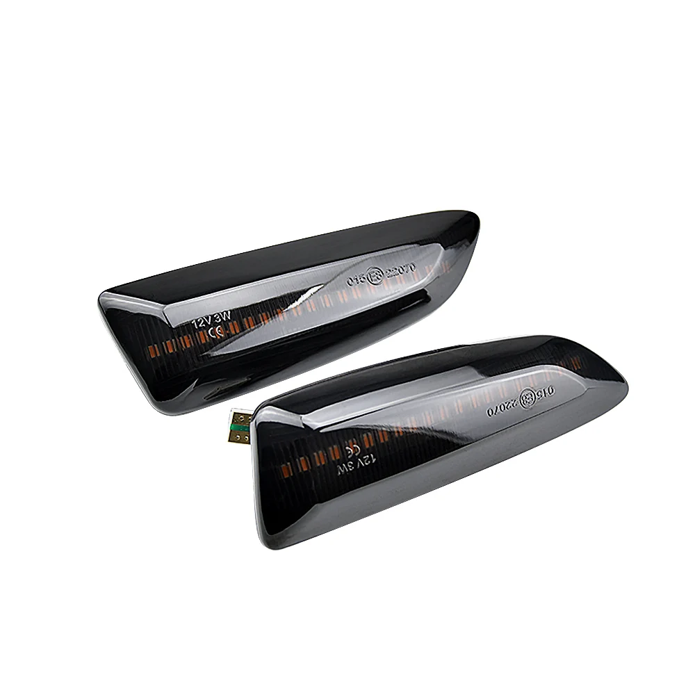 

2x for Opel Astra J K Insignia B 12V Dynamic LED Side Marker Lights Flowing Turn Signal Light Side Repeater Lamp Panel Lamp