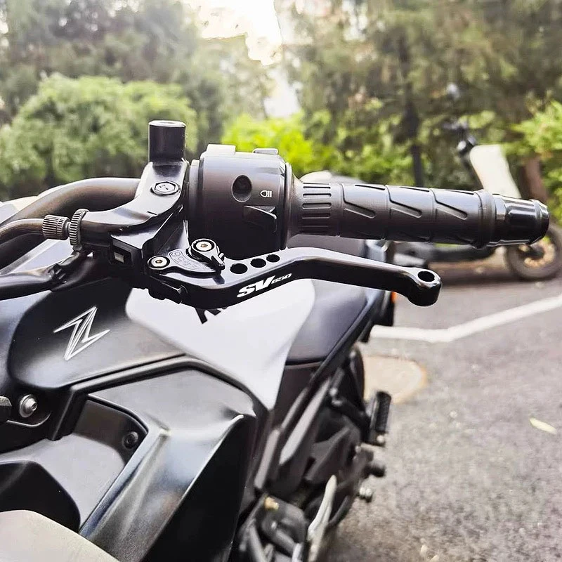 ل SV650 SV 650 SV650S 2016 2017 2018 2019 2020 2021 2022 دراجة نارية دواسة فرامل رافعة مقبض مقبض مقود دراجة ينتهي
