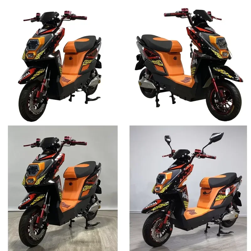 STROVAN High-Power Electric Racing Motorcycle 800W-1500W 15 Tube Controller EEC Certificate 72V-48V Brushless Motor Scooter
