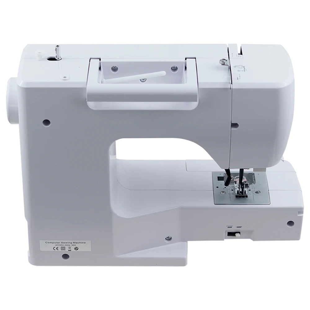 Electronic and electric multifunctional sewing machine, silent, thick buttonhole embroidery and locking edge with 200 stitches