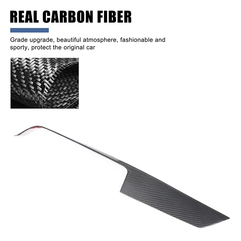 1Pcs Real carbon fiber For BMW 1 2 Series F20 F21 F22 F23 2012-2019 car center console decorative panel car interior accessories