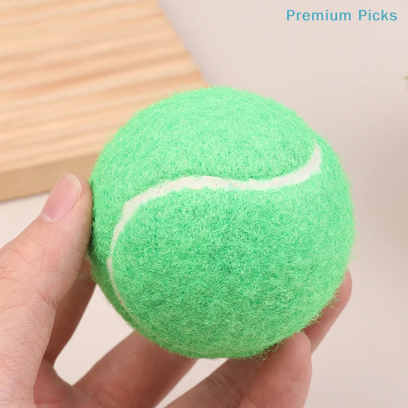 High Elasticity Training Entertainment Ball Tennis For Competition Training Exercises Elastic Fiber Rubber Outdoor Tennis Ball