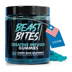 Creatine gummies enhance strength, energy, endurance, improve endurance, promote muscle mass, and enhance immunity