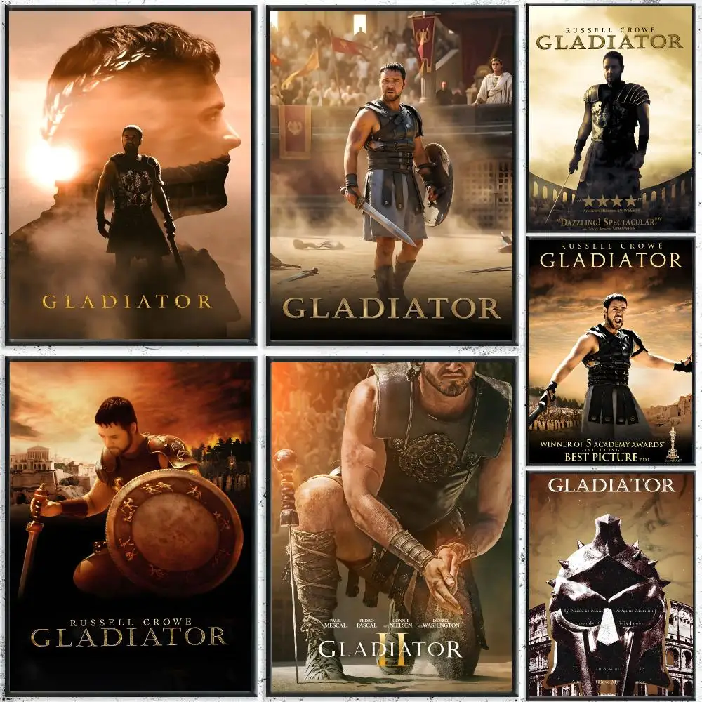 Hot Film G-Gladiator Poster HD Waterproof Self-Adhesive Wall Art – Multi-Scene Use Top Gift Pick