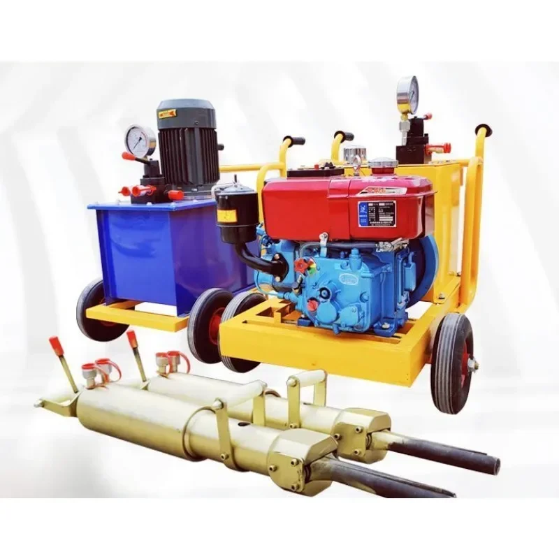 Mine hydraulic electric static blasting column crack rock rod rock thunderbolt machine HOT SALES