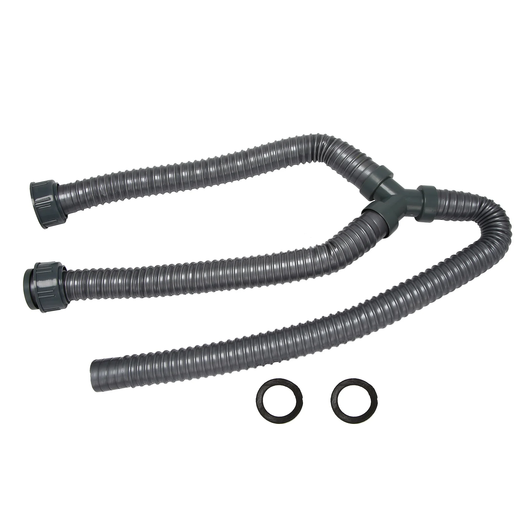 HOT 3.3Ft Washing Machine PVC Y Shaped Drain Discharge Hose Washer Pipe Connector