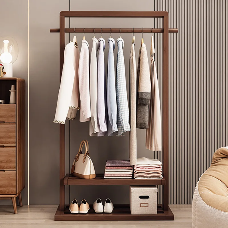 Colgador colgante Dormitorio de piso a techo Colgador simple Perchero extraíble