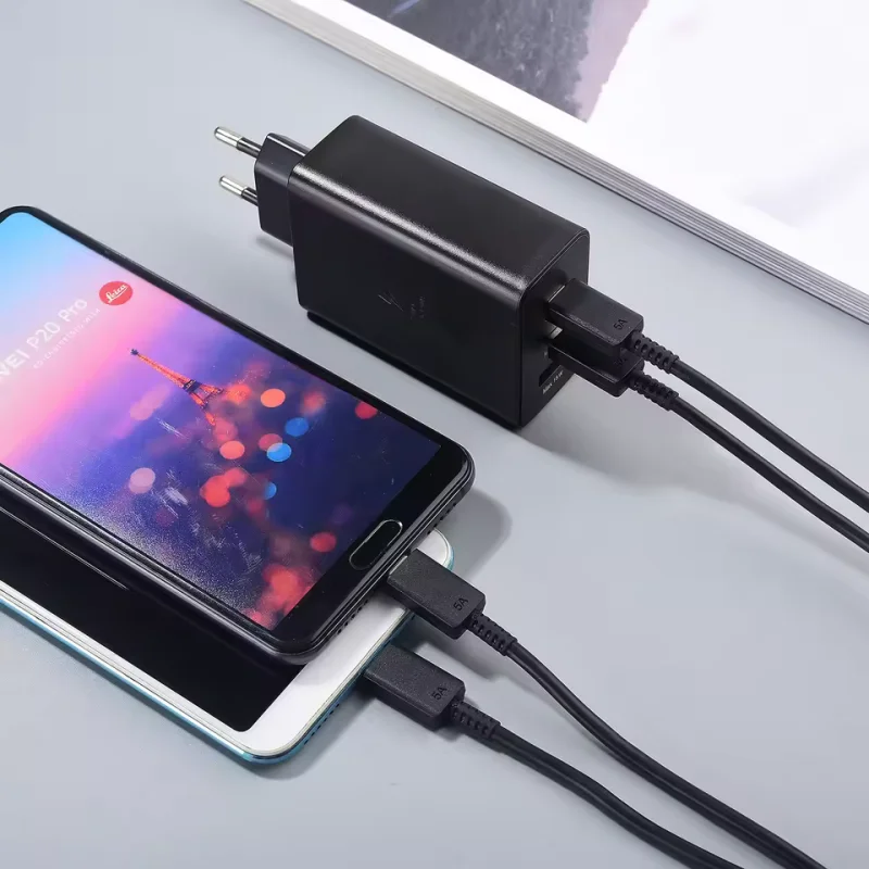 US 25W 45W 65W Charger Kit Original for Phone Samsung Super Fast Charger Type C Adapter for Galaxy Z S23 S24 Cable Saver view 4