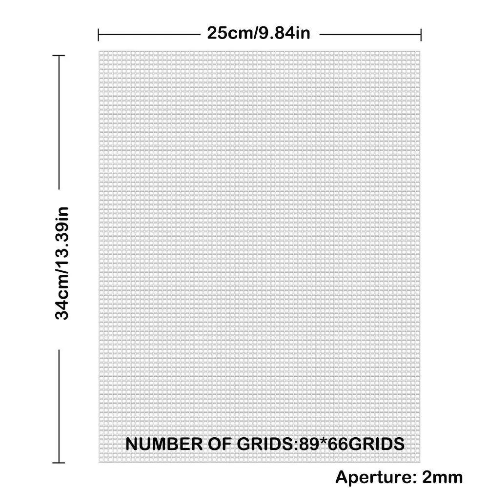 مستلزمات صناعة المحفظة حقيبة بلاستيكية شبكة شبكية بيضاء فارغة حقيبة ملاءات حقيبة البساط مشاريع الكروشيه