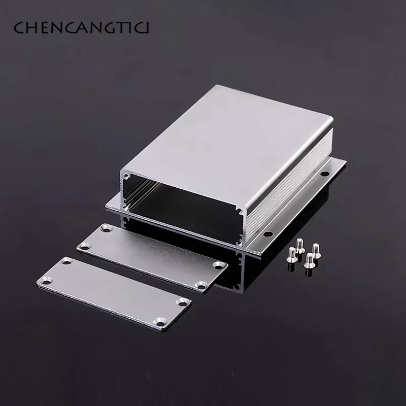 

1 Set Aluminum PCB Instrument Box One-Piece Housing With Ears for Products Junction DIY