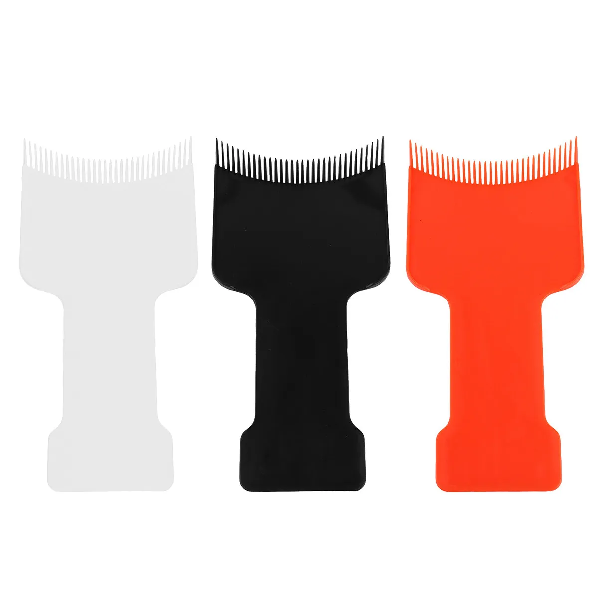 3Pcs Hair Coloring Comb Plates Set Protect Scalp Fast Dyeing Hairdressing Tint Comb Salon Home Use Hair Brush Hairbrush