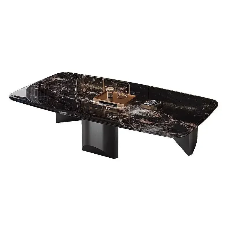 Super crystal stone light luxury coffee table marble modern Italian minimalist household small apartment advanced living room