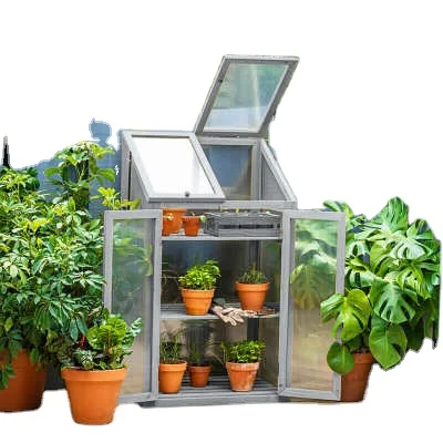 Metal Aluminium Houses Sell Used Small Mini Low Cost Frame Polycarbonate Commercial Garden Greenhouses