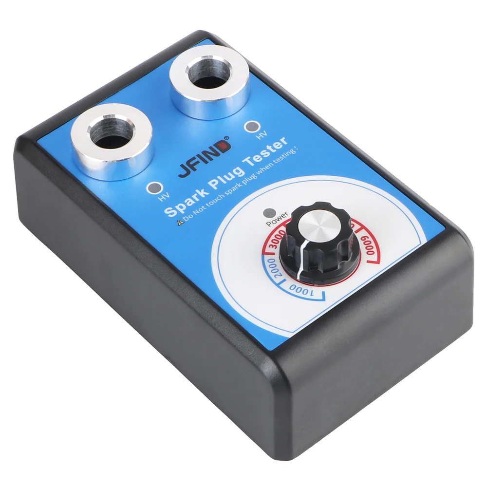Jfind JF109 13 مللي متر ثقب مزدوج سيارة دراجة نارية السيارات شرارة التوصيل تستر 110 فولت 220 فولت إلى 12 فولت كاشف السيارات أدوات تحليل الإشعال