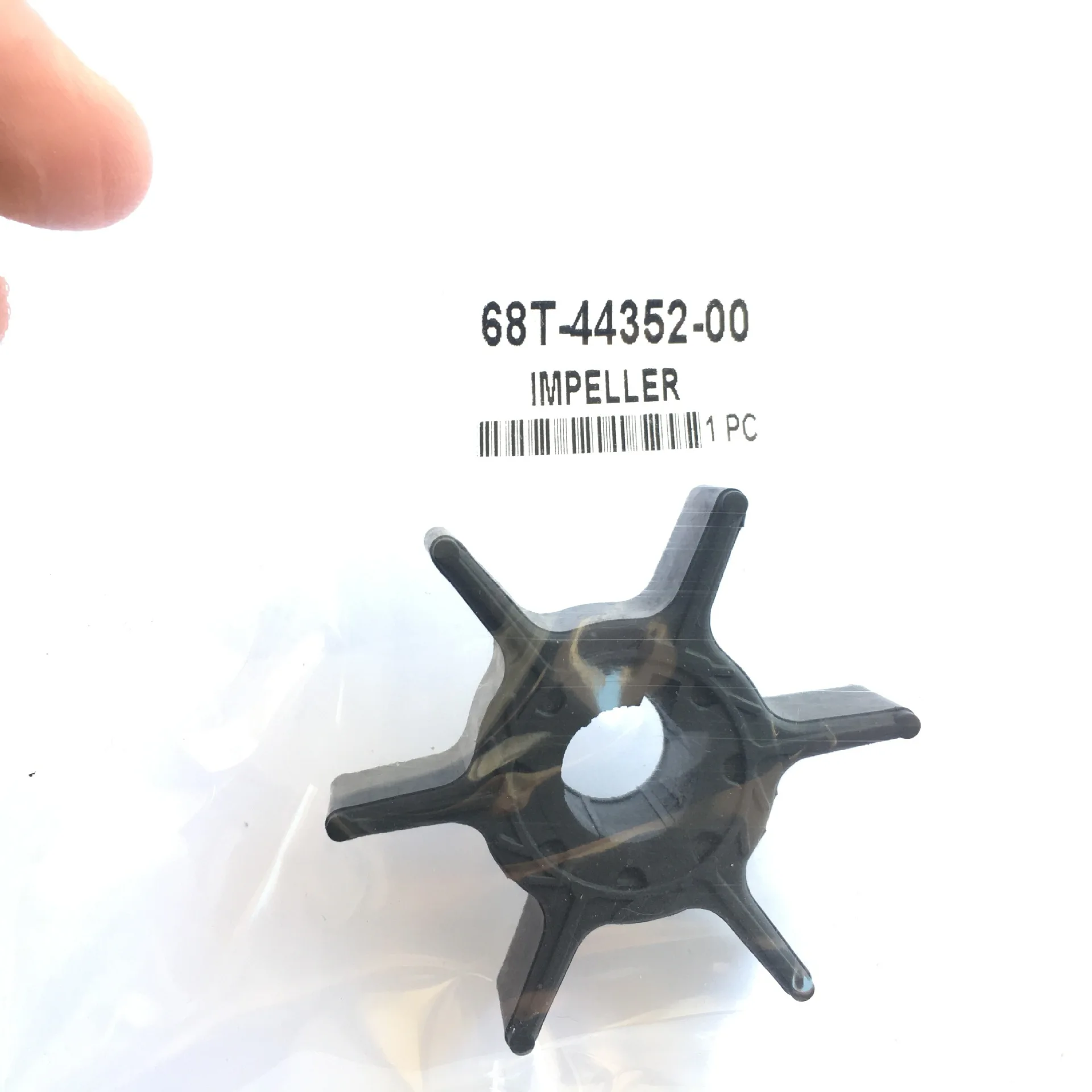 Outboard Motor Water Pump Impeller 68T-44352-00 for Yamaha 9.9HP 8HP 6HP