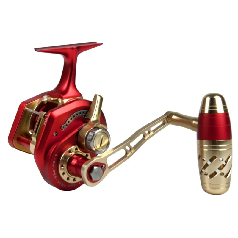 Full Metal Conventional Drum Reel Auto Line Winding Slow Jigging Wheel for South Sea Trolling, Fly & Anchor Sea Fishing