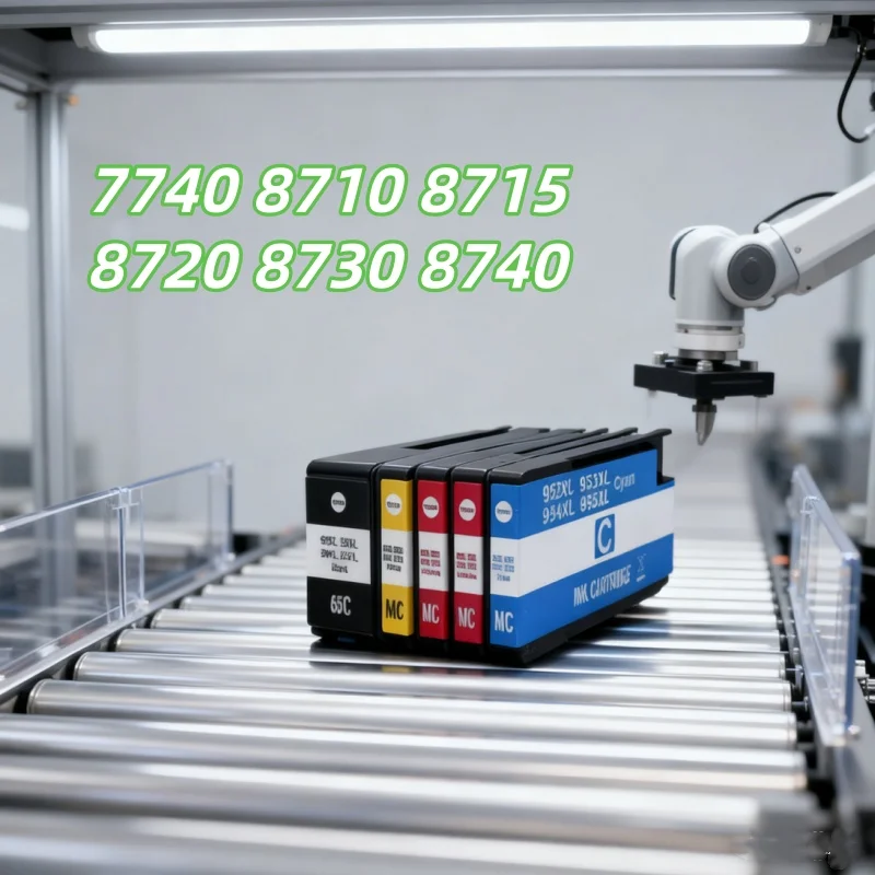 

Derisa Compatible for hp954 ink cartridge 954 XL 954XL For HP OfficeJet Pro 7740 8710 8715 8720 8730 8740 8210 8216 8725 printer