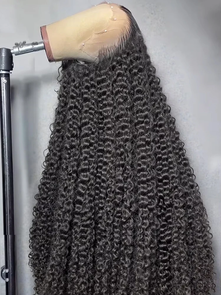300% 밀도 곱슬머리 가발 인모 13x6 HD 레이스 프론탈 가발 딥 웨이브 글루리스 가발 인모 레이스 프론탈 가발 여성용