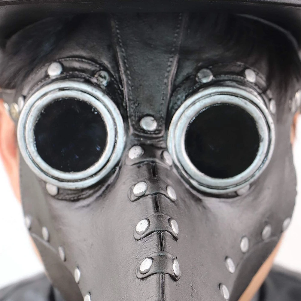 1 PC Beak Mask น้ําหนักเบาหน้ากากปาร์ตี้ฮาโลวีนตกแต่ง Plague Doctor VINTAGE เครื่องแต่งกายอุปกรณ์เสริมสําหรับเทศกาล